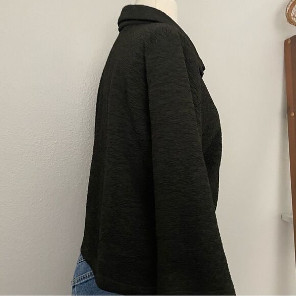 Deep Green Textured Vintage Top - Picture 3 of 6